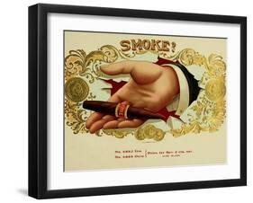 Smoke Cig-null-Framed Giclee Print