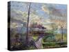 Smoke Drift, Autumn-Timothy Easton-Stretched Canvas