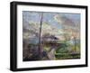 Smoke Drift, Autumn-Timothy Easton-Framed Giclee Print