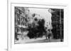 Smoke Filled Street after Aid Raid-null-Framed Photographic Print