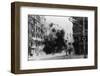 Smoke Filled Street after Aid Raid-null-Framed Photographic Print