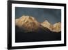 Smoke From A Village Home Passes Over The Mountains In Dingboche Nepal-Rebecca Gaal-Framed Photographic Print