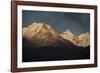 Smoke From A Village Home Passes Over The Mountains In Dingboche Nepal-Rebecca Gaal-Framed Photographic Print