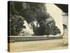 Smoke from Shelled Fuel Tanks in Madras-null-Stretched Canvas