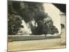 Smoke from Shelled Fuel Tanks in Madras-null-Mounted Photographic Print