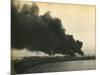 Smoke from Shelled Fuel Tanks in Madras-null-Mounted Art Print