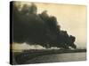 Smoke from Shelled Fuel Tanks in Madras-null-Stretched Canvas