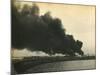 Smoke from Shelled Fuel Tanks in Madras-null-Mounted Art Print