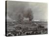 Smoke from Shelled Fuel Tanks in Madras-null-Stretched Canvas