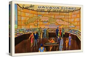 Smoke Havana Cigars-Curt Teich & Company-Stretched Canvas