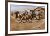 Smoke of A .45-Charles Marion Russell-Framed Premium Giclee Print