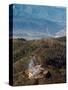 Smoke Rises from a Drilling Rig on the Roan Plateau-Peter M. Fredin-Stretched Canvas