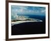 Smoke Rising from Wake Island-null-Framed Photographic Print