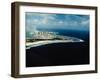 Smoke Rising from Wake Island-null-Framed Photographic Print