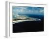 Smoke Rising from Wake Island-null-Framed Photographic Print