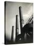 Smoke Stacks of Factory-null-Stretched Canvas