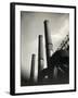Smoke Stacks of Factory-null-Framed Photographic Print