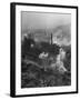 Smoke Stacks Releasing Thick Clouds of Smoke into the Air-null-Framed Photographic Print