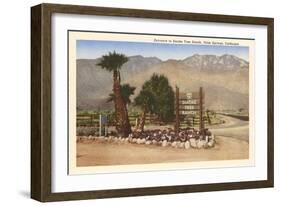 Smoke Tree Ranch, Palm Springs, California-null-Framed Art Print