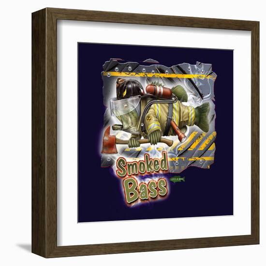 Smoked Bass-Jim Baldwin-Framed Art Print