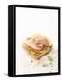 Smoked Chicken Breast on Baguette-Marc O^ Finley-Framed Stretched Canvas