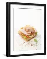 Smoked Chicken Breast on Baguette-Marc O^ Finley-Framed Photographic Print