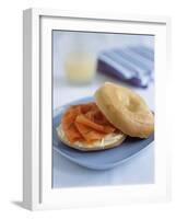 Smoked Salmon Bagel-Veronique Leplat-Framed Photographic Print