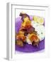 Smoked Tofu and Vegetable Kebabs on Rice-null-Framed Photographic Print