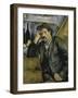 Smoker, c.1890-1892-Paul Cézanne-Framed Giclee Print