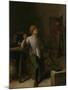 Smoker-Adriaen Brouwer-Mounted Art Print