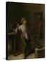 Smoker-Adriaen Brouwer-Stretched Canvas