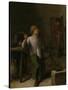 Smoker-Adriaen Brouwer-Stretched Canvas