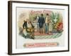 Smokers Corner Brand Cigar Box Label-Lantern Press-Framed Art Print