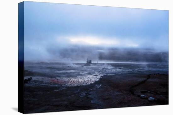 Smokes from the Geyser El Tatio, Atacama Desert, Chile and Bolivia-Françoise Gaujour-Stretched Canvas