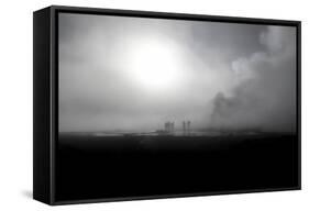 Smokes from the Geyser El Tatio, Atacama Desert, Chile and Bolivia-Françoise Gaujour-Framed Stretched Canvas