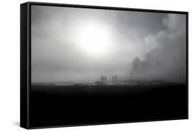 Smokes from the Geyser El Tatio, Atacama Desert, Chile and Bolivia-Françoise Gaujour-Framed Stretched Canvas