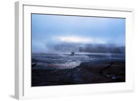 Smokes from the Geyser El Tatio, Atacama Desert, Chile and Bolivia-Françoise Gaujour-Framed Photographic Print