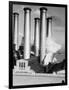 Smokestacks of Edison Power Company-Philip Gendreau-Framed Photographic Print