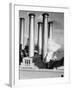 Smokestacks of Edison Power Company-Philip Gendreau-Framed Photographic Print