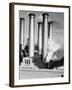 Smokestacks of Edison Power Company-Philip Gendreau-Framed Photographic Print