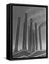 Smokestacks of the Ford Factory, Detroit, Michigan-Emil Otto Hoppé-Framed Stretched Canvas