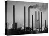 Smokestacks of Us Steel Plant-Margaret Bourke-White-Stretched Canvas