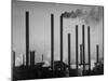 Smokestacks of Us Steel Plant-Margaret Bourke-White-Mounted Photographic Print