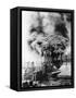 Smokestacks Polluting Pittsburgh-null-Framed Stretched Canvas