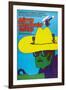 SMOKEY AND THE BANDIT, (aka MISTRZ KIEROWNICY UCIEKA), Polish poster, 1977-null-Framed Art Print