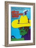 SMOKEY AND THE BANDIT, (aka MISTRZ KIEROWNICY UCIEKA), Polish poster, 1977-null-Framed Art Print