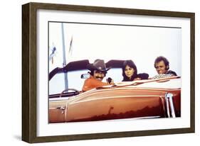 Smokey and the Bandit, Burt Reynolds, Sally Field, Jerry Reed, 1977-null-Framed Photo