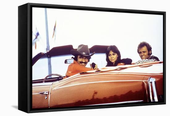 Smokey and the Bandit, Burt Reynolds, Sally Field, Jerry Reed, 1977-null-Framed Stretched Canvas