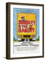 Smokey and the Bandit, Burt Reynolds (top), Jackie Gleason, 1977-null-Framed Art Print