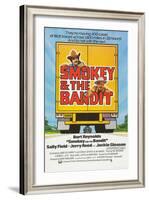 Smokey and the Bandit, Burt Reynolds (top), Jackie Gleason, 1977-null-Framed Art Print